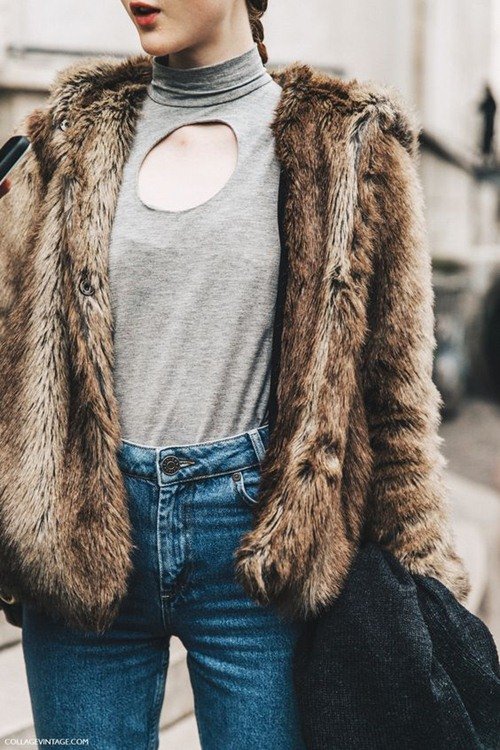 5 cách mặc áo khoác lông sexy hơn ngày chớm đông