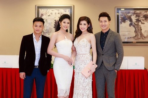 Ngọc Hân, Tú Anh so sắc với đầm cúp xẻ ngực gợi cảm