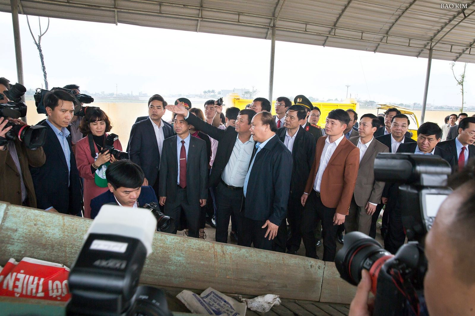Thủ tướng về thăm mô hình công viên môi trường xanh và chúc tết cán bộ công nhân viên công ty TNHH Tân Thiên Phú.