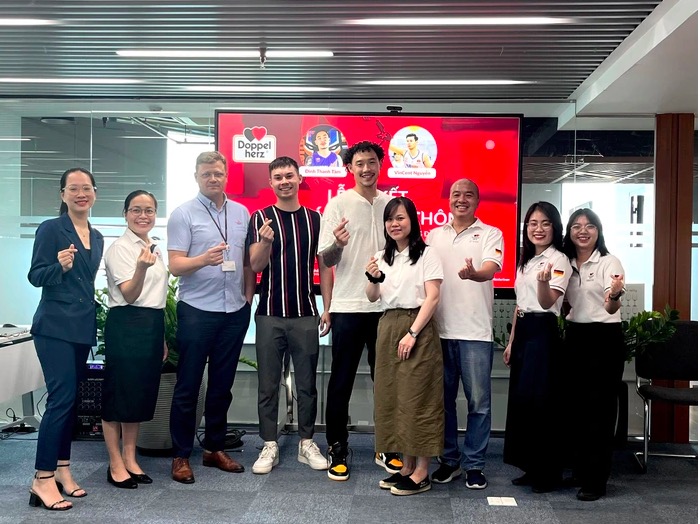 VinCent Nguyễn và Tâm Đinh ký kết hợp tác truyền thông cùng Doppelherz