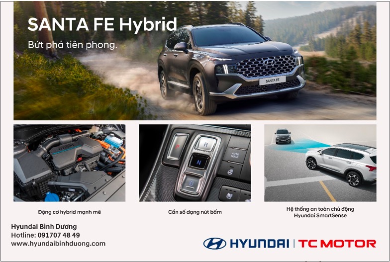 Hyundai Santa Fe Hybrid chính thức giới thiệu tại Việt Nam- Hyundai Bình Dương