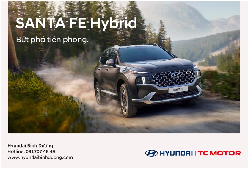 Hyundai Santa Fe Hybrid chính thức giới thiệu tại Việt Nam- Hyundai Bình Dương
