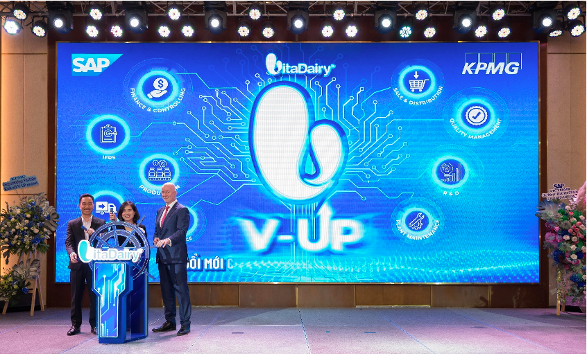 VitaDairy và KPMG Việt Nam ký kết khởi động dự án chuyển đối số V - UP