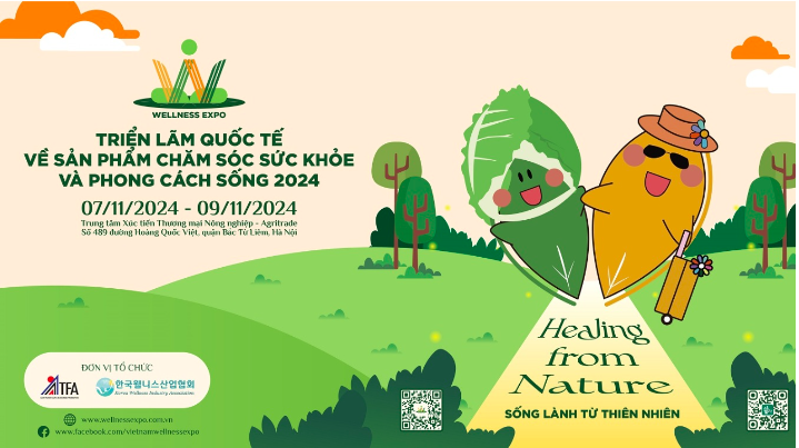 Khai mạc triển lãm Wellness Expo 2024 sống xanh và khỏe mạnh bảo vệ môi trường phát triển bền vững