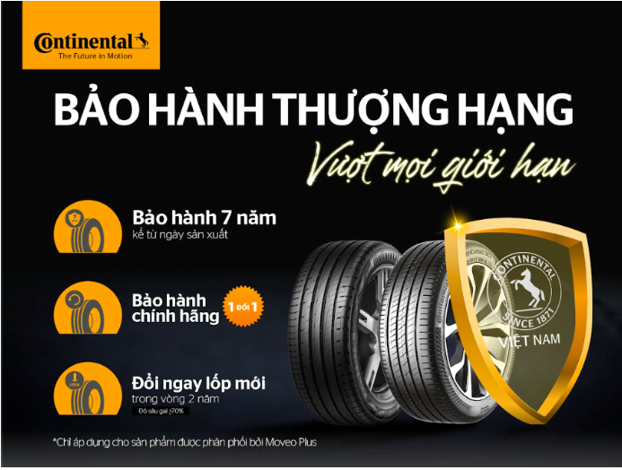 Continental tung chương trình ưu đãi đặc biệt cuối năm: Cơ hội vàng để nâng cấp lốp xe chất lượng cao