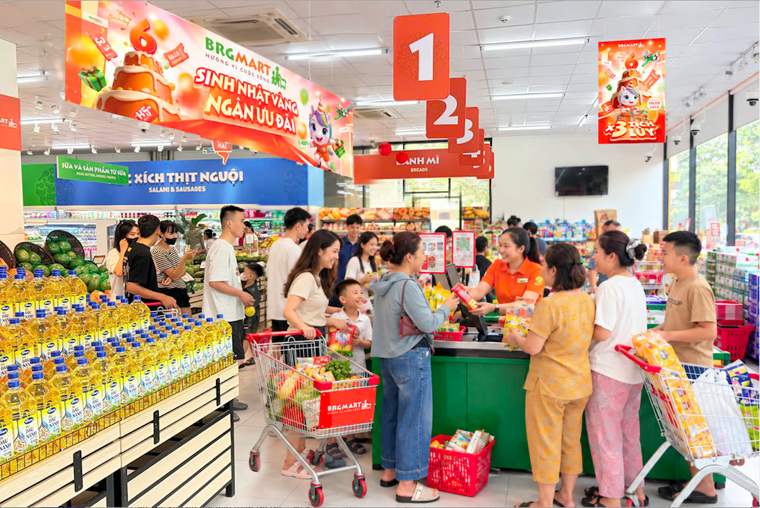 Hệ thống siêu thị BRGMART mừng sinh nhật, tri ân khách hàng loạt ưu đãi hấp dẫn