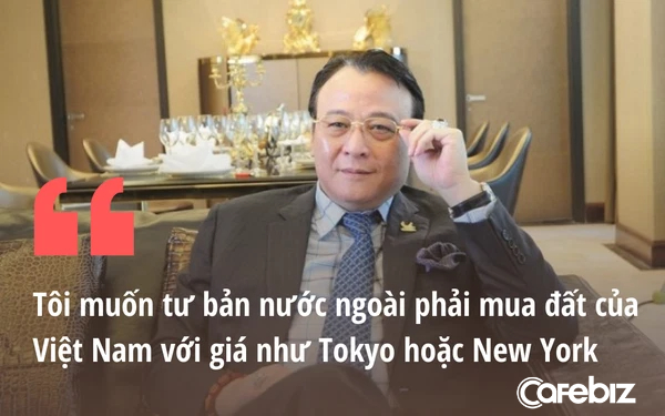 Chi 2,4 tỷ/m2 đất Thủ Thiêm, ông chủ Tân Hoàng Minh: ‘Tôi muốn tư bản nước ngoài phải mua đất của Việt Nam với giá như Tokyo hoặc New York’